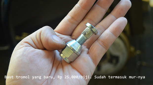 Harga baut tromol roda Suzuki Forsa