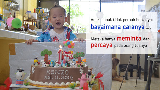 Iman yang benar adalah iman seorang anak
