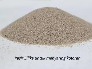 Pasir silika isi tabung FRP