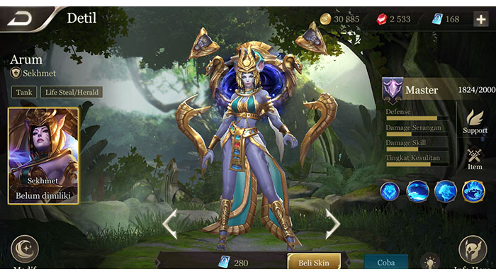Cara main Arum Aov