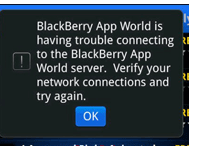 Solusi tidak bisa install blackberry app world